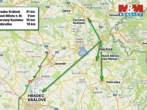 Pronájem bytu 1+1, Náchod, Kamenice, 40 m2