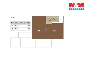 Prodej chalupy, Žatec - Milčeves, 68 m2
