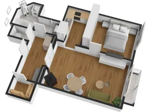 Pronájem bytu 2+kk, Praha - Vršovice, Kodaňská, 55 m2