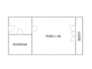 Pronájem bytu 1+kk, Ostrava - Poruba, náměstí Václava Vacka, 30 m2