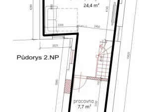 Pronájem bytu 2+kk, Jablonec nad Nisou, Nádražní, 55 m2