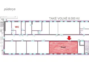 Pronájem skladu, Zákolany, 78 m2