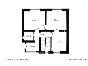 Prodej rodinného domu, Pardubice, Krátká, 140 m2