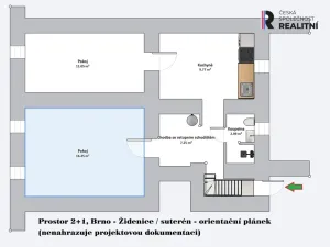 Prodej komerční nemovitosti, Brno - Židenice, Rokycanova, 47 m2