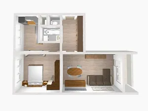 Prodej bytu 2+1, Praha - Strašnice, U krbu, 52 m2