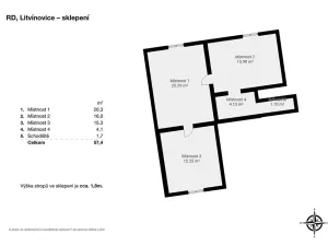 Prodej vícegeneračního domu, Litvínovice, 159 m2