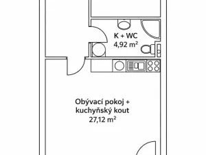 Pronájem bytu 2+kk, Dobřany, Loudů, 61 m2