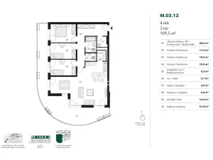 Pronájem bytu 4+kk, Praha - Stodůlky, Ujgurská, 110 m2