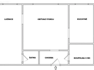 Pronájem bytu 2+1, Ostrava - Muglinov, Švédská, 43 m2