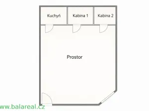 Pronájem obchodního prostoru, Brno - Zábrdovice, Příkop, 35 m2