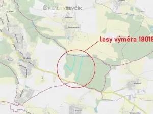 Prodej lesa, Srubec, Ledenická-Škarda, 18018 m2