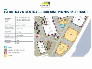 Pronájem výrobních prostor, Ostrava - Vítkovice, 10275 m2