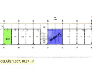 Pronájem kanceláře, Ledeč nad Sázavou, Podolí, 18 m2