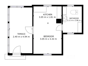 Prodej chaty, Řehenice - Barochov, 37 m2