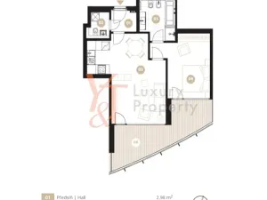 Pronájem bytu 2+kk, Praha, 59 m2