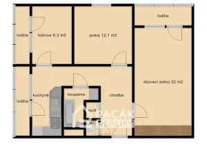 Prodej bytu 3+1, Olomouc - Povel, Janského, 62 m2