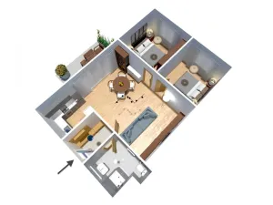 Prodej bytu 3+kk, Slapy, 59 m2