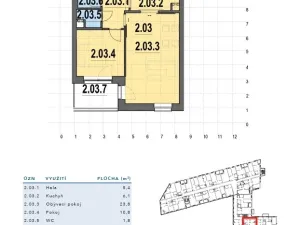 Prodej bytu 2+1, Vrchlabí - Hořejší Vrchlabí, Horská, 54 m2