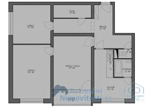 Prodej bytu 3+1, Teplice, Jaselská, 75 m2