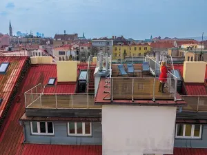 Pronájem atypického bytu, Praha - Nové Město, Malá Štěpánská, 129 m2