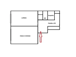 Prodej bytu 2+kk, Praha - Libeň, Čihákova, 42 m2