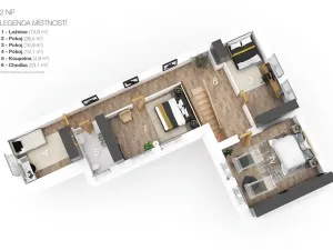 Prodej rodinného domu, Lety, Sokolská, 265 m2