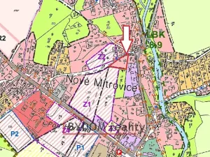 Prodej zahrady, Nové Mitrovice, 1216 m2