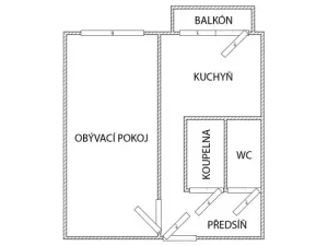 Prodej bytu 1+1, Ostrava, Gen. Hrušky, 42 m2