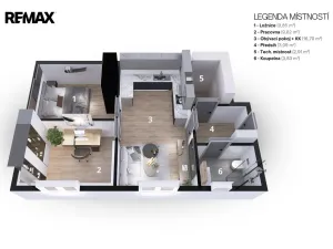 Prodej bytu 2+kk, Hradec Králové, Škroupova, 46 m2