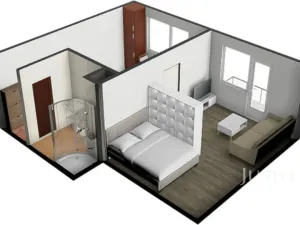 Prodej bytu 1+1, Písek - Budějovické Předměstí, třída Přátelství, 38 m2