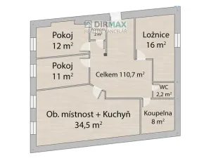 Prodej bytu 4+kk, Plzeň, Veská, 110 m2