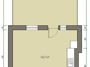 Prodej bytu 1+kk, Bučovice, Osvobození, 34 m2