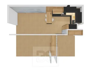 Pronájem bytu 2+kk, Praha - Čimice, Hrašeho, 53 m2