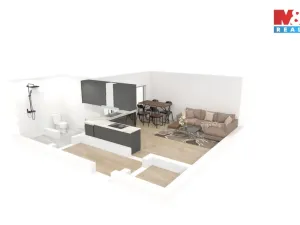 Pronájem bytu 1+kk, Plzeň - Jižní Předměstí, Němejcova, 33 m2