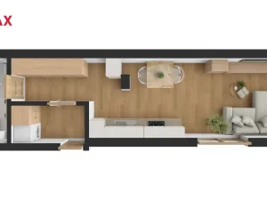 Pronájem bytu 1+kk, Hradec Králové - Pražské Předměstí, Blažíčkovo náměstí, 30 m2