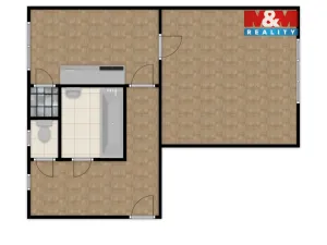 Prodej bytu 1+1, Klášterec nad Ohří - Miřetice u Klášterce nad Ohří, Pražská, 52 m2