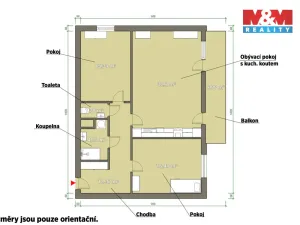 Pronájem bytu 3+kk, Dobřany, 86 m2