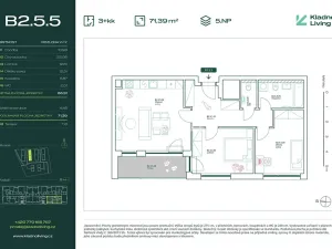 Prodej bytu 3+kk, Kladno, Pražská, 67 m2