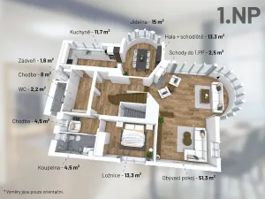 Prodej činžovního domu, Mnichovice, 490 m2