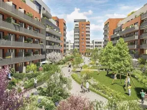 Pronájem bytu 1+kk, Praha - Vysočany, Gerstelova, 35 m2