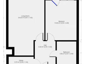 Pronájem bytu 2+kk, Praha - Stodůlky, Raichlova, 54 m2