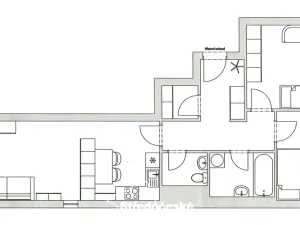 Prodej bytu 3+kk, Praha - Chodov, Šternovská, 73 m2