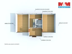 Pronájem bytu 2+1, Domažlice - Týnské Předměstí, Mánesova, 60 m2
