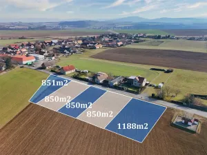 Prodej pozemku pro bydlení, Chlustina, 850 m2