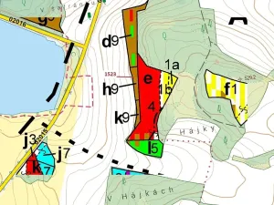 Dražba lesa, Hradiště, 645 m2