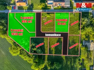Prodej pozemku pro bydlení, Hrobice, 811 m2