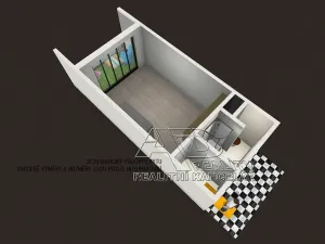 Pronájem bytu 1+kk, České Budějovice, 23 m2