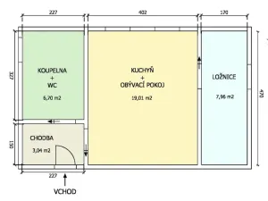 Prodej bytu 2+kk, Svoboda nad Úpou, Úpská, 48 m2