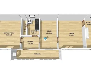 Prodej rodinného domu, Kostelec, 88 m2