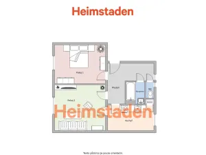 Pronájem bytu 2+1, Albrechtice, Středová, 56 m2